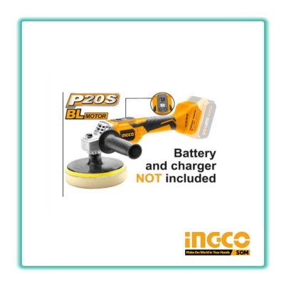 INGCO صاروخ جلخ بوليش بطارية (بطارية واحدة لكل المعدات)